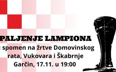 PALJENJE LAMPIONA U SPOMEN NA VUKOVAR I ŠKABRNJU