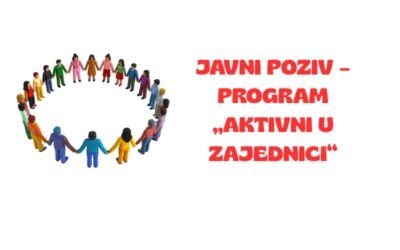 Javni poziv – Program „Aktivni u zajednici“