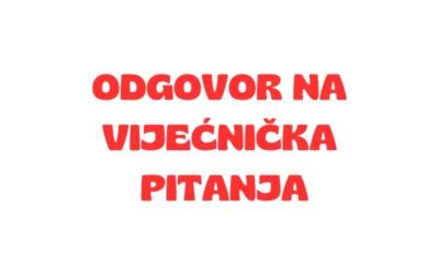 Odgovor na vijećnička pitanja
