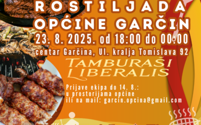 Najava: Roštiljada Općine Garčin – 23. kolovoza 2025.