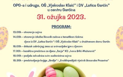 Uskrsni sajam “USUSRET RADOSTI USKRSNUĆA” 31. ožujka 2023.