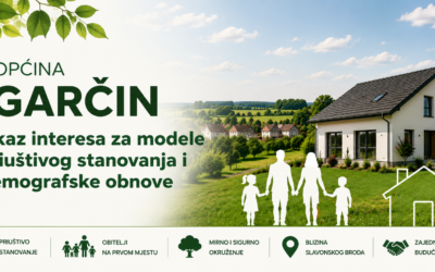 Općina Garčin pokrenula anketu o priuštivom stanovanju i demografskoj obnovi