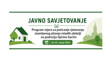 Program mjera za poticanje rješavanja stambenog pitanja mladih obitelji na području Općine Garčin