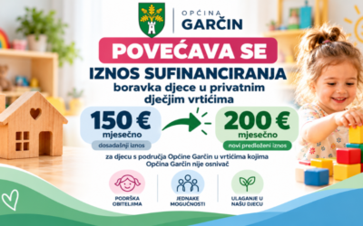 Općina Garčin otvorila je savjetovanje sa zainteresiranom javnošću o Nacrtu prijedloga Odluke o izmjeni Odluke o mjerilima za utvrđivanje cijene usluga Dječjeg vrtića „Latica Garčin“.